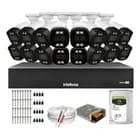 Kit 16 Câmeras Segurança Full Color Dvr Intelbras 16ch 1tb
