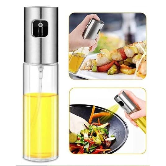 Spray Borrifador De Azeite Vinagre Óleo Pulverizador 100 ml Vidro