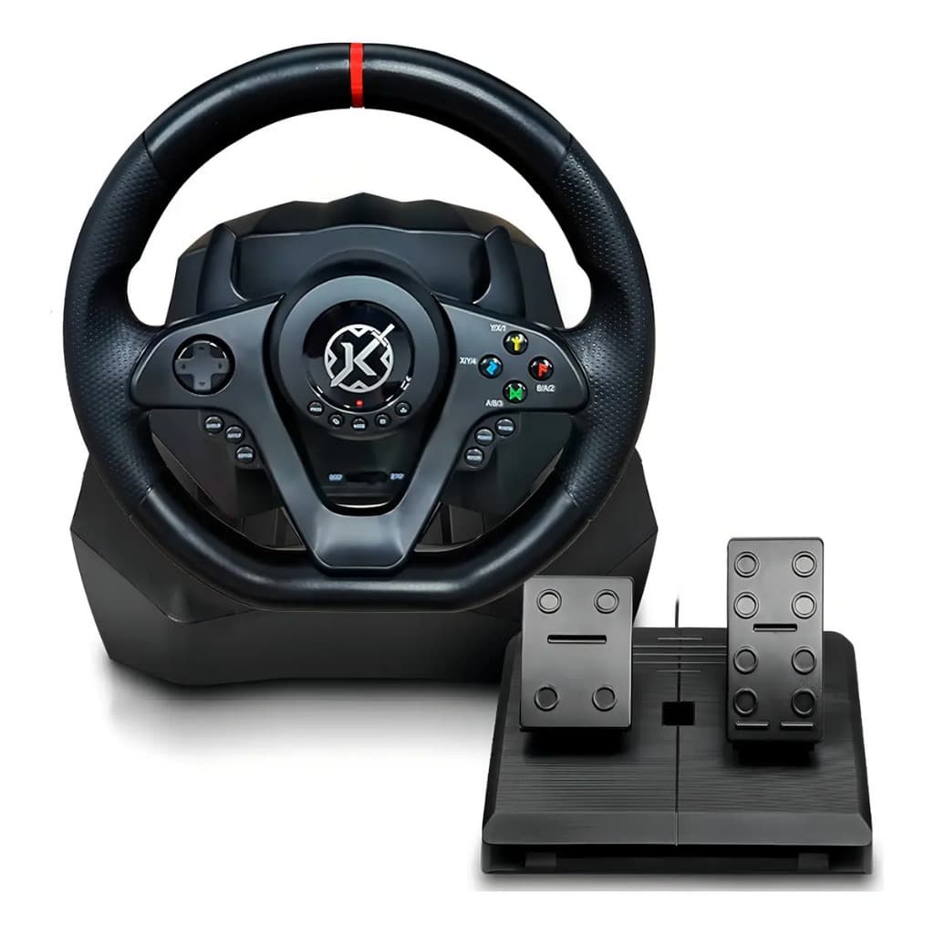 Volante Gamer Kalkan G300 Proracing Com Pedal Preto