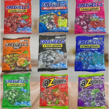 Pacote De Bala Freegells 475g Bala Pra Festa E Comercio