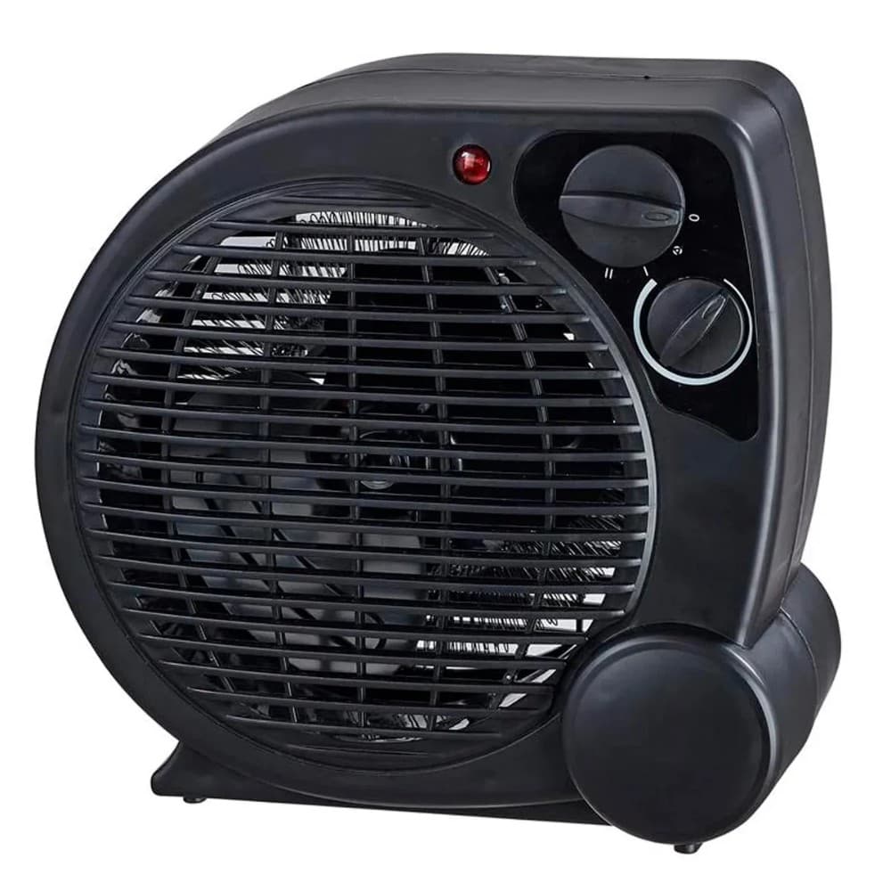 Aquecedor Portátil a Ar Ventilador Quente Preto AQ04 - 220V - Mimo Style