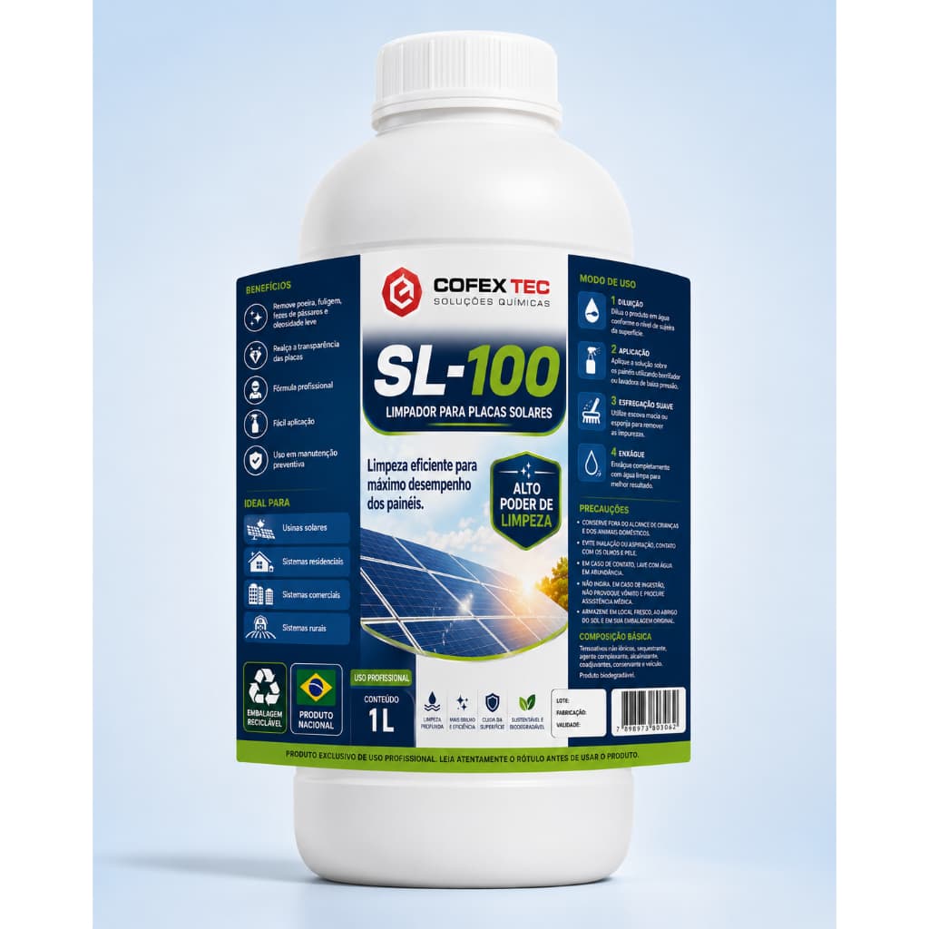 LIMPADOR PARA PLACAS SOLARES COFEX-TEC 1 L