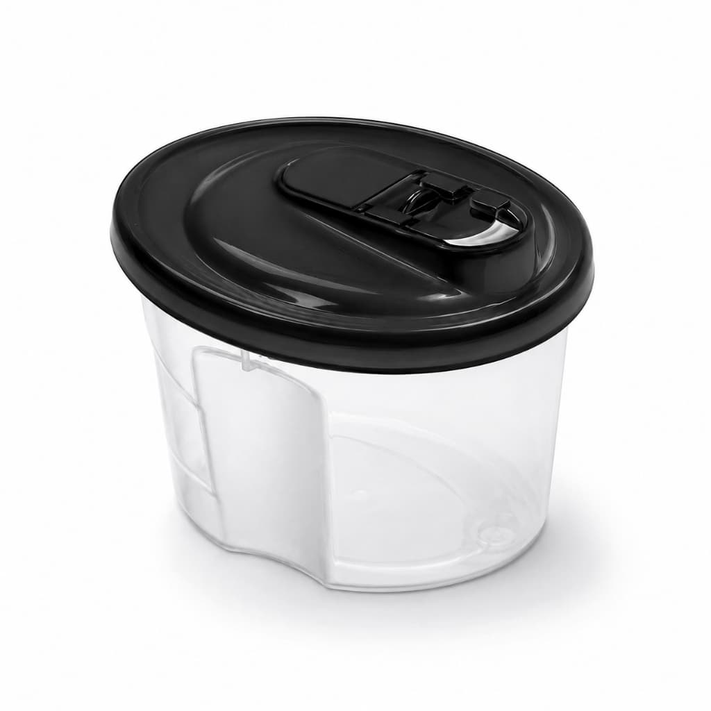 Açucareiro / Farinheiro De Plástico Oval Com Tampa Colors 700ML