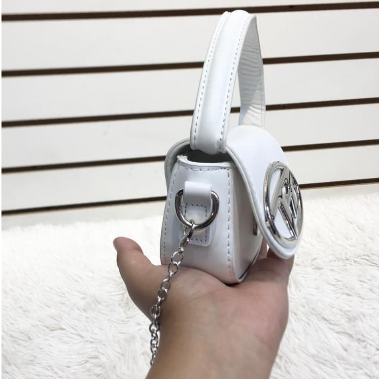 Mini Bolsa Moda Transversal Ombro Casual Corrente Bolsa Feminina (2075)