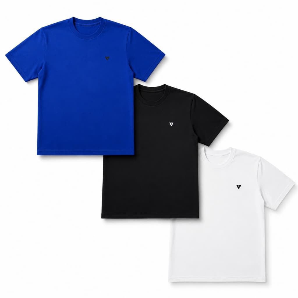 Camiseta Masculina Casual Básica Camisas Slim Voker 100% Algodão Original - Promoção !