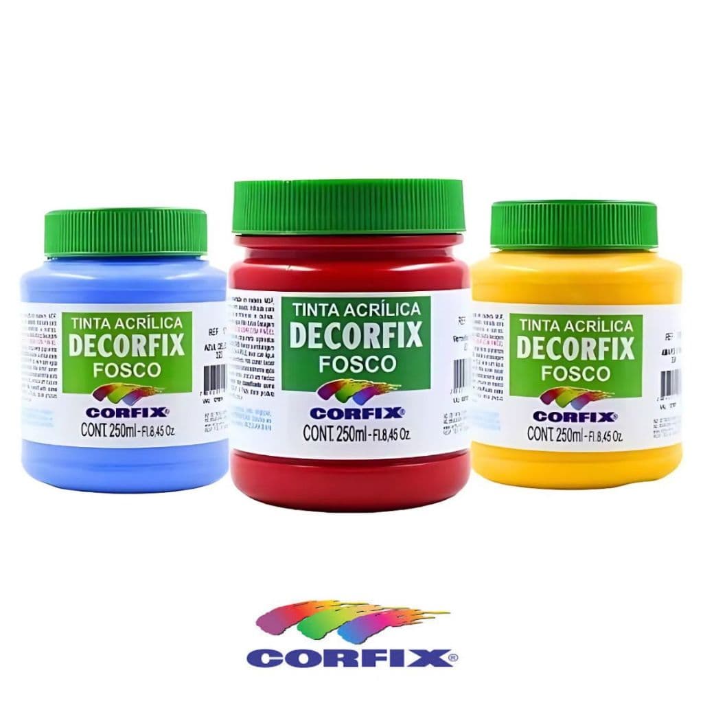 Tinta Acrílica Decorfix Corfix Fosca 250ml - 17300