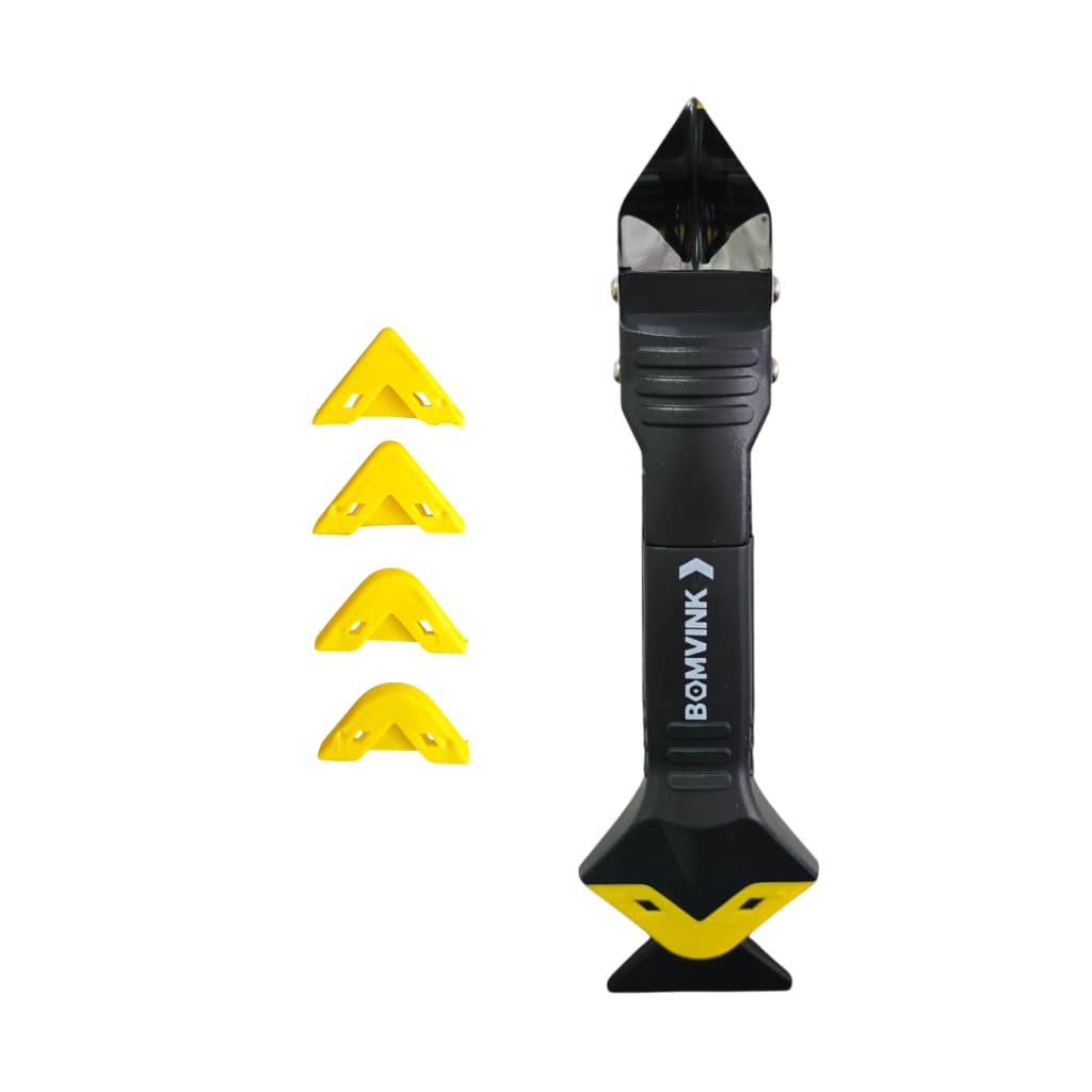 Espatula Aplicador E Removedor De Silicone 3 Em 1 Raspador Multifuncional Acabamento Profissional