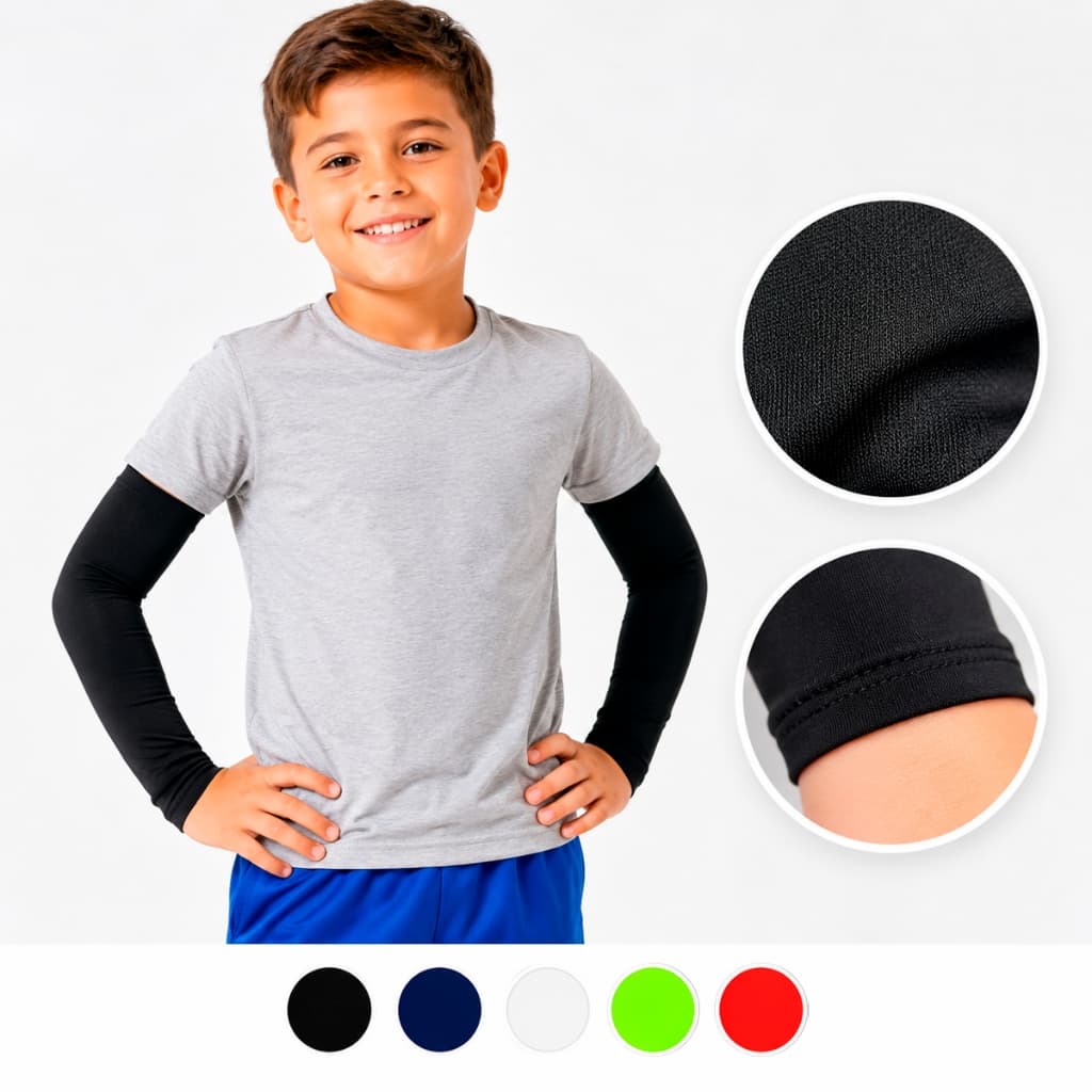 Manguito Infantil Proteção Uv50+ Futebol Esportes Vôlei Basic