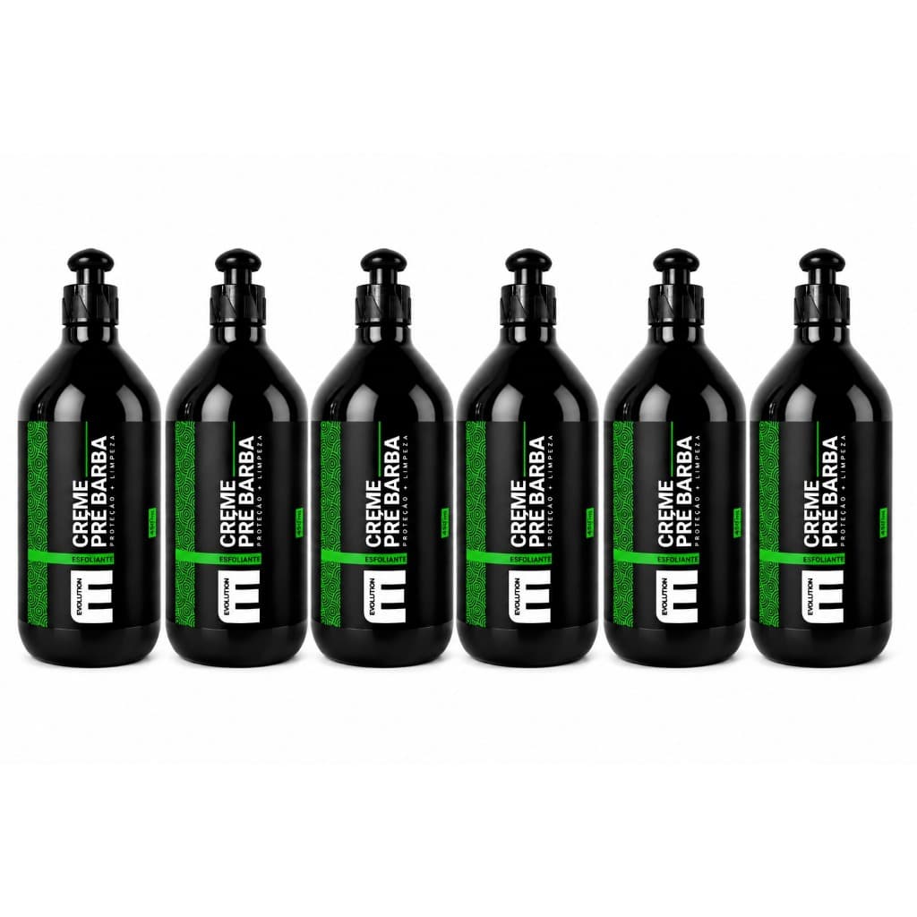 6 CREME ESFOLIANTE PRÉ BARBA LEMON EVOLUTION BARBER - 400g NOVA EMBALGEM
