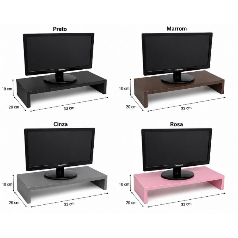 Base Para monitor Tv Games.Suporte Notebook.