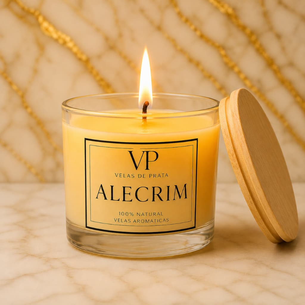 Vela Aromática Perfumada 100g Presente Luxo Decoração Premium