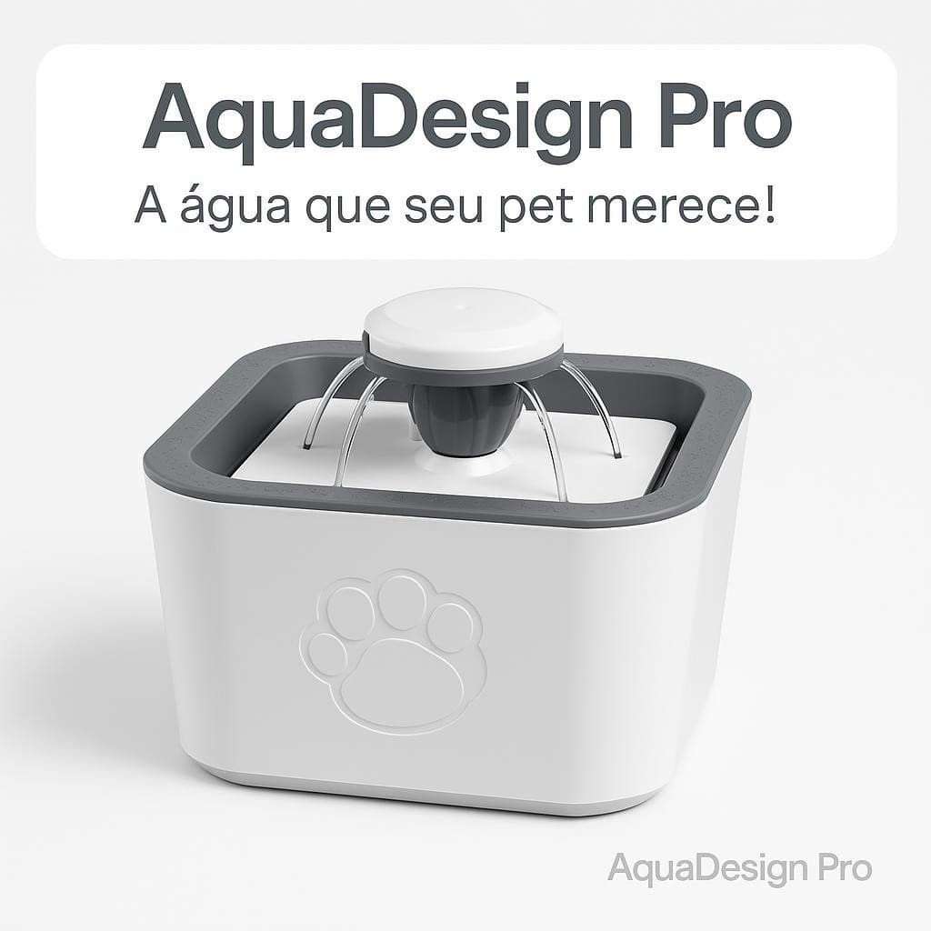 Fonte Bebedouro Pet Eletronico Modos Ajustaveis Design Compacto 20cm Hidratação