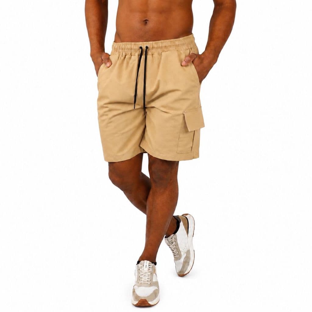 Short Bermuda Cargo Masculino com Bolso Lateral – Tecido sarja | Promoção