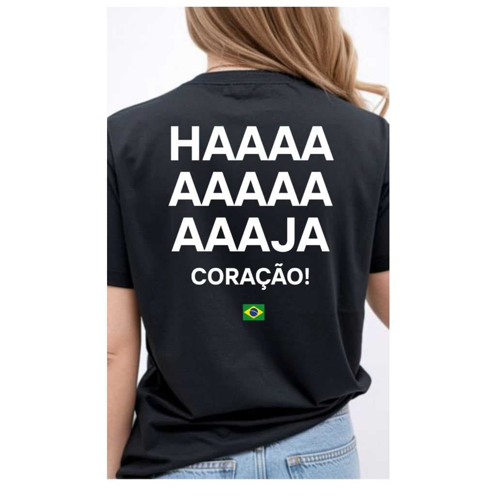 Camiseta Clássica Unissex Moda Frases Camisa Casual Brasileiro 100% Algodão Premium