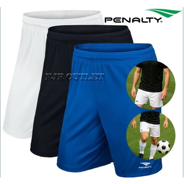 Short Masculino Calção Penalty Confortável Academia Corrida Futebol Ficar Em Casa Treino