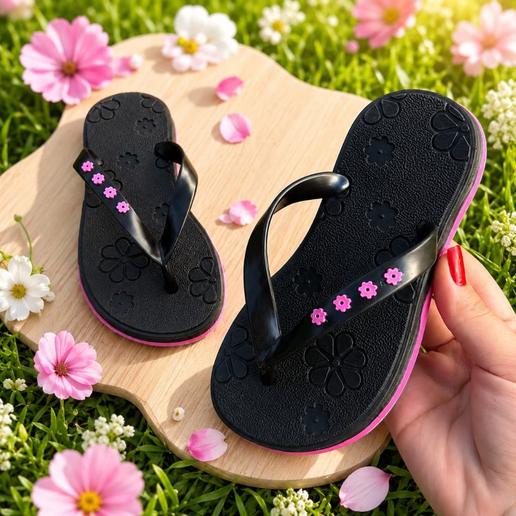 Chinelo Infantil Menina Confort Macio Leve Ortopedico Flor Fofo Mais Vendido Envio Imediato Barato