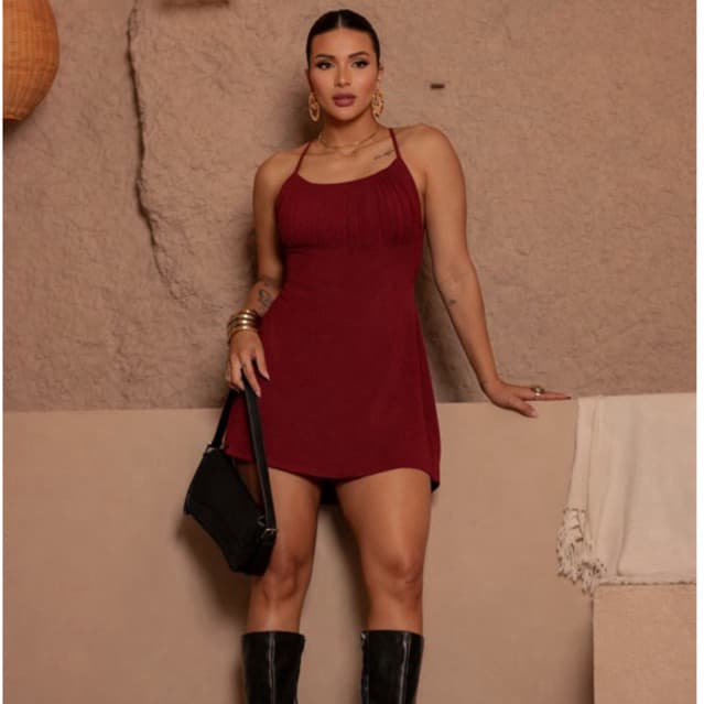 Vestido Macaquinho Modelador Com Bojo Tendência Verão Inverno Costas Nuas Com Shorts