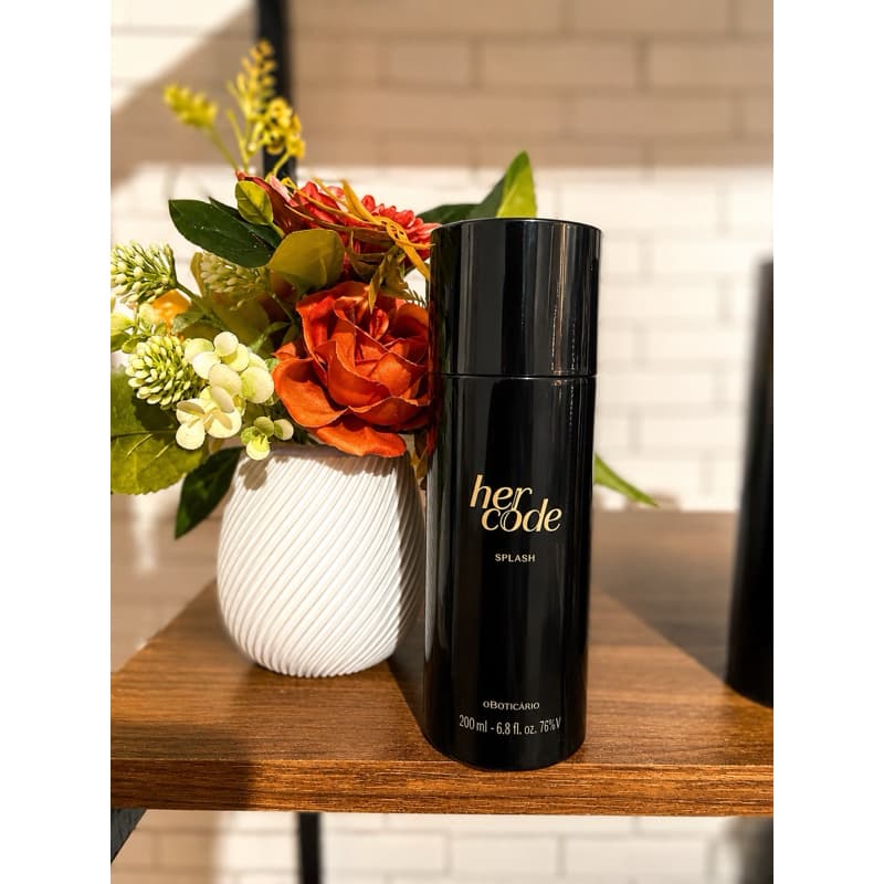 Her Code Splash Desodorante Colônia Feminino 200ml O Boticário – Fragrância Sofisticada e Marcante