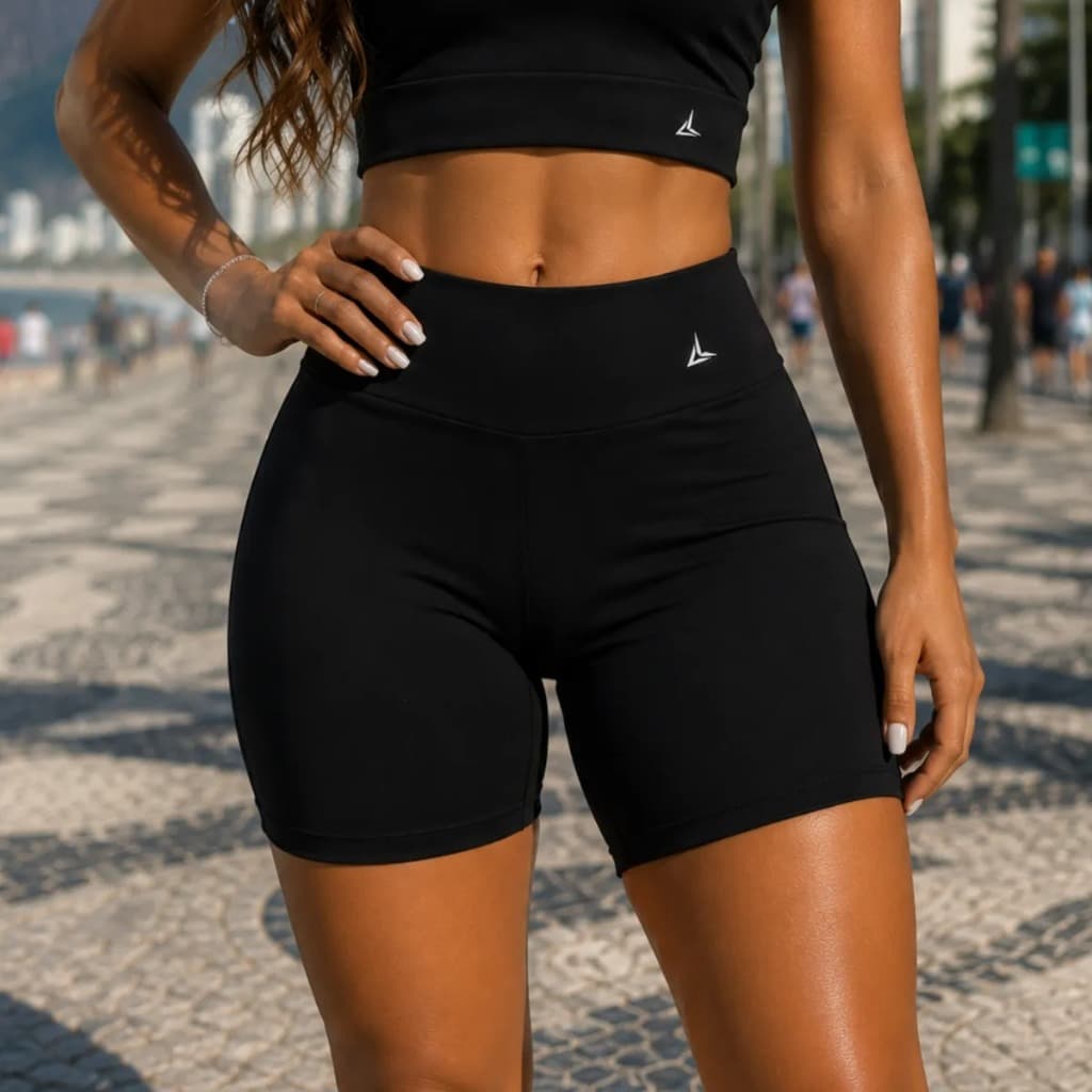 Short Corrida Feminino Legging Bermuda Academia Fitness Lusibe Treino Yoga Ginástica