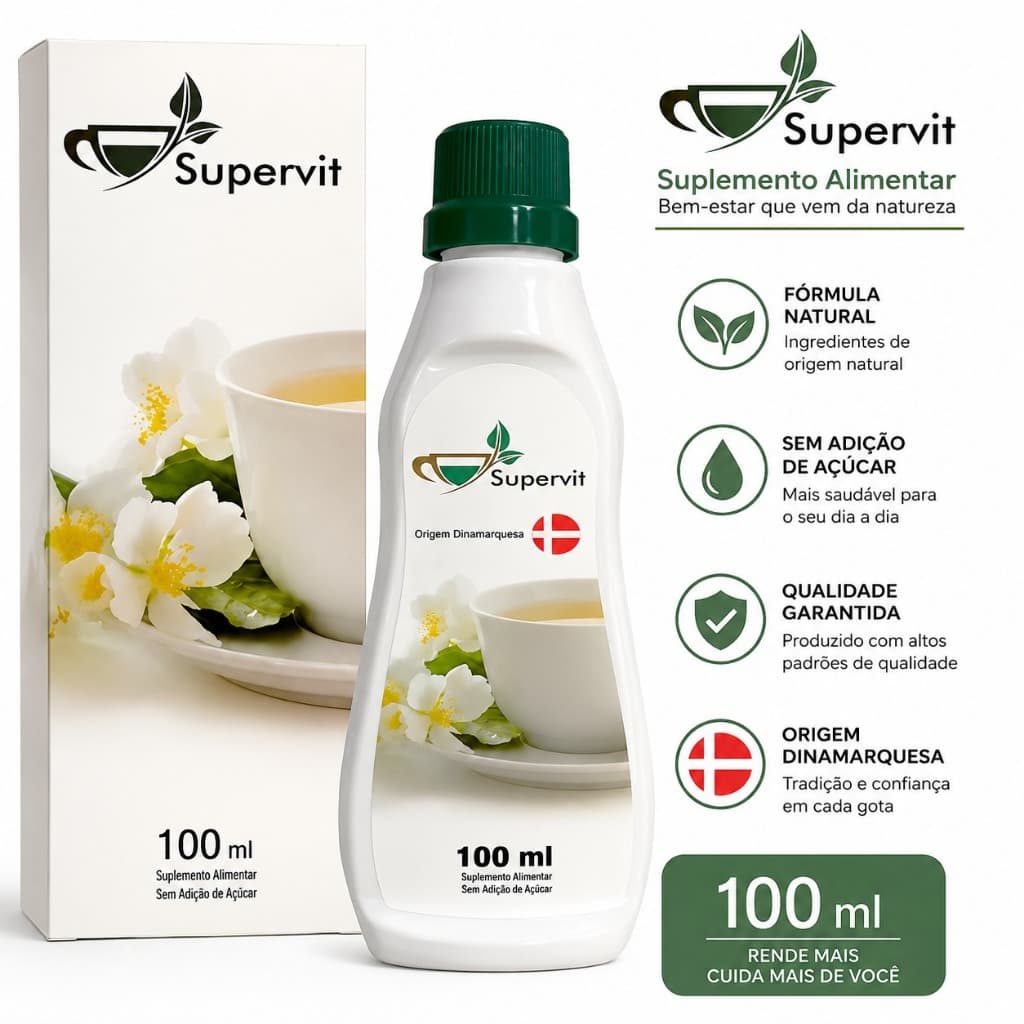 Cha Supervit Original Com Nf 100% Natural