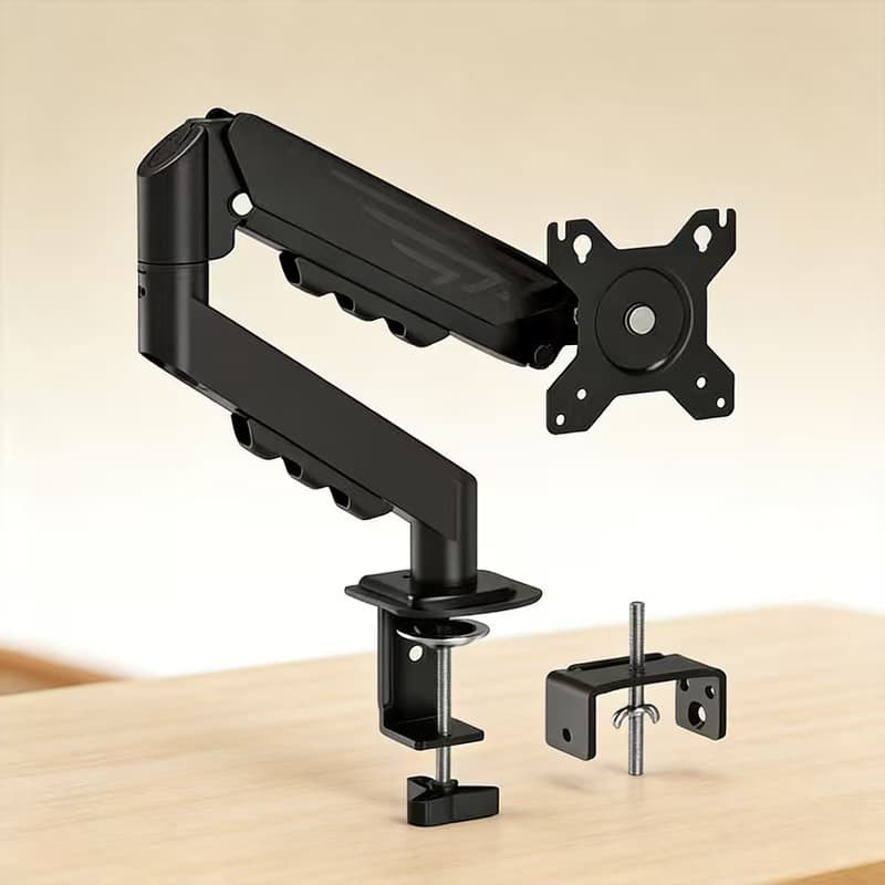 Suporte North Bayou NB F80 de Mesa com Pistão a Gás | Para TV/Monitor de 17 a 32 Polegadas – Preto  U5