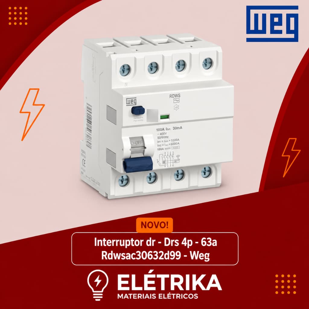 Interruptor dr - Drs 4p - 63a Rdwsac30632d99  - Weg