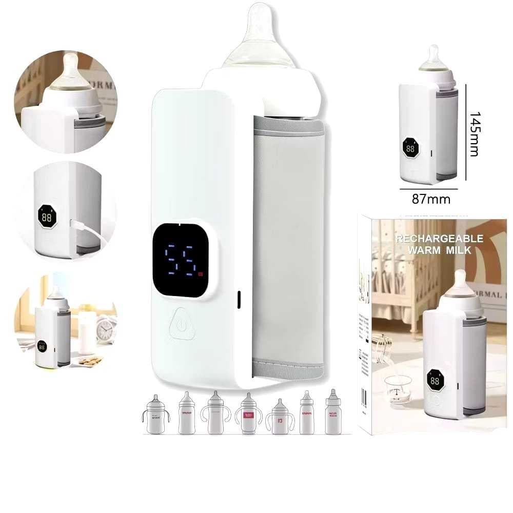 Aquecedor De Mamadeira Portatil USB Termico Bolsa Aquecedor De Leite Materno Termico Digital
