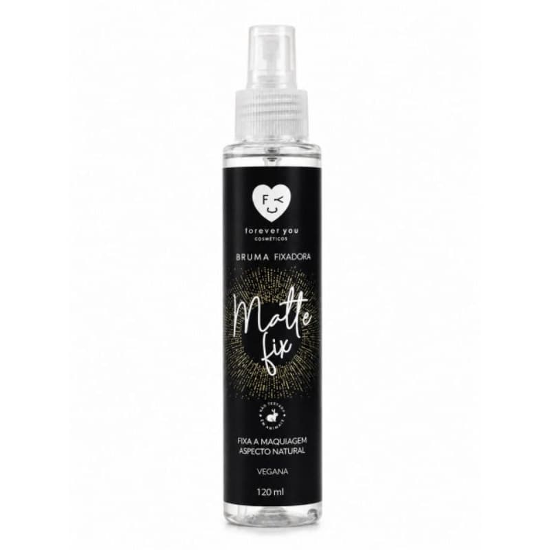 Bruma Fixadora de Maquiagem Matte Forever You Vegana 120ml Controle de oleosidade Longa Duração Spray Facial