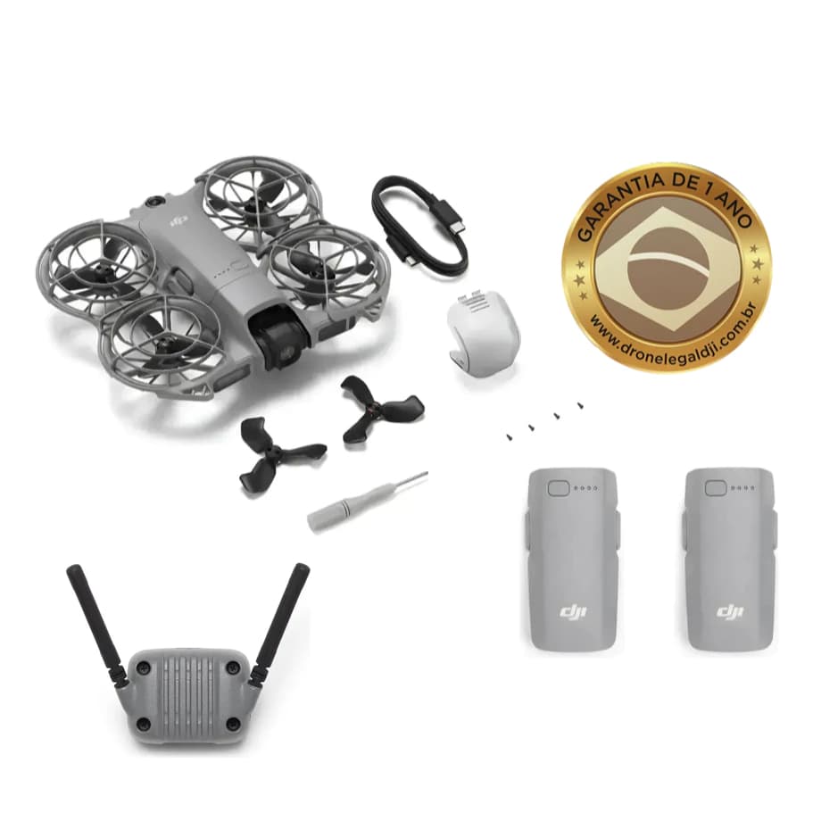Drone Dji Neo 2 Standard (sem Controle) C/ 2 Baterias + antena, original, novo, versão Br, com NFe