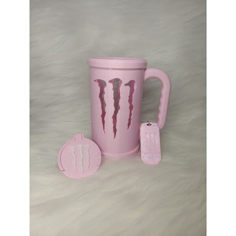 Copo Monster/ kit Copo Monster/ tampa/ chaveiro Monster