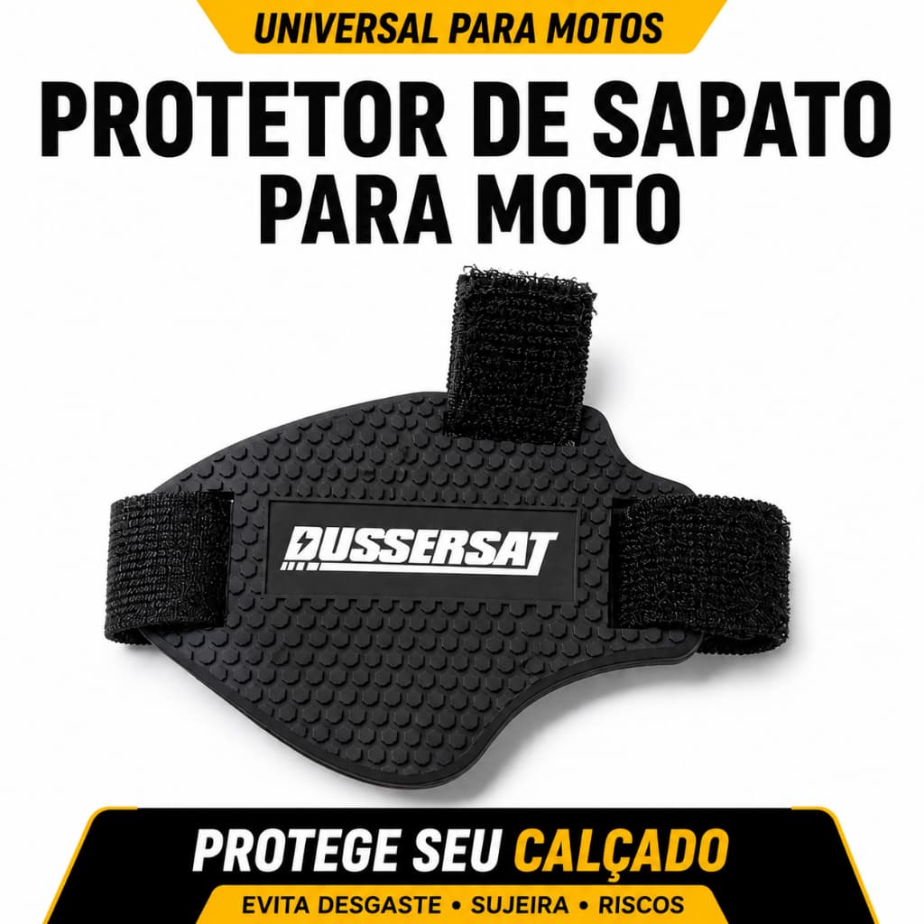 Protetor De Tenis Marcha Moto Pedal Marcha Protetor Universal resistente qualidade top