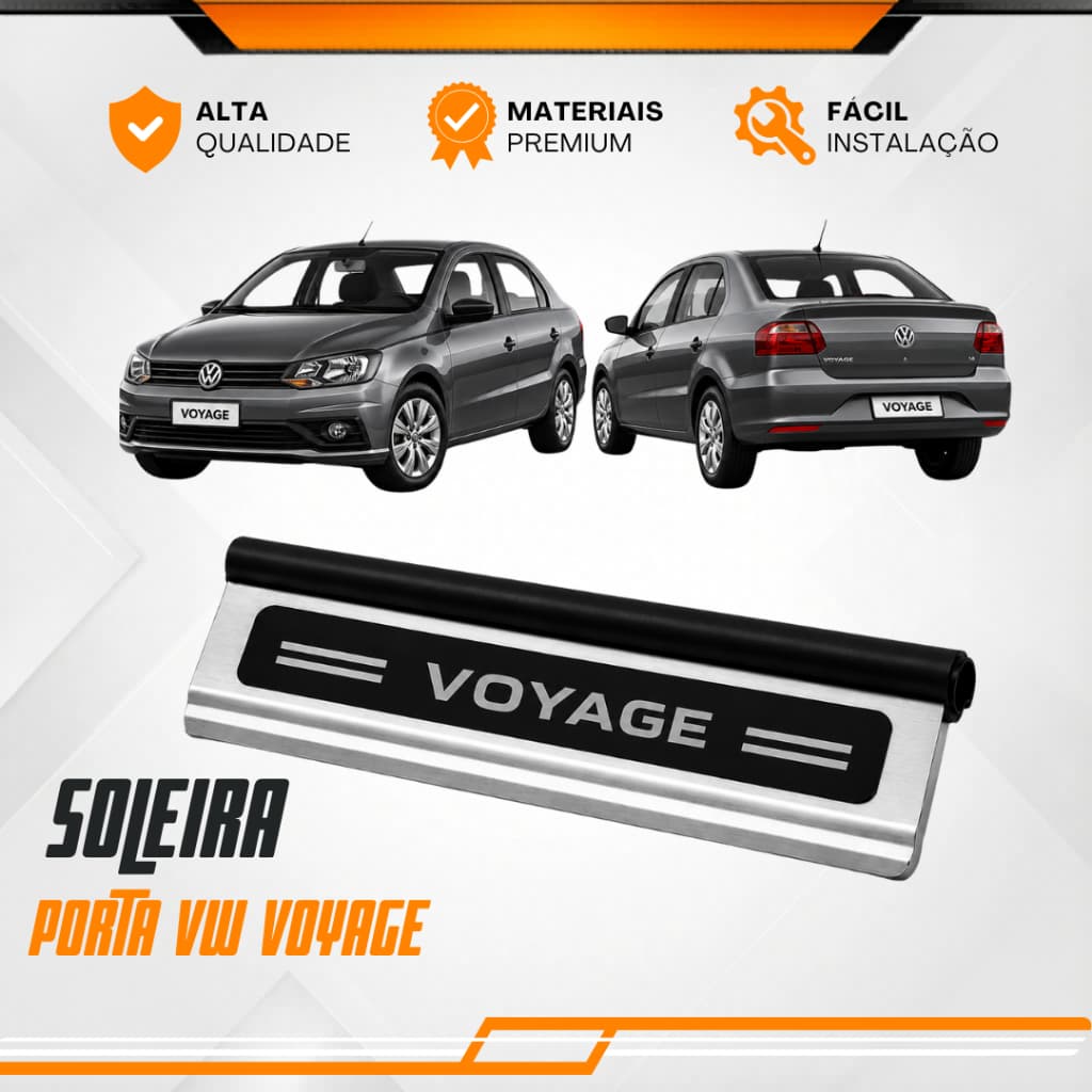 Soleira De Porta Vw Voyage Modelo Universal Carro personalizado