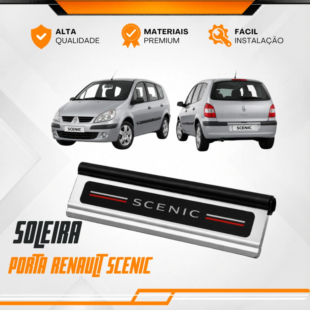 Soleira De Porta Renault Scenic Modelo Universal Carro personalizado