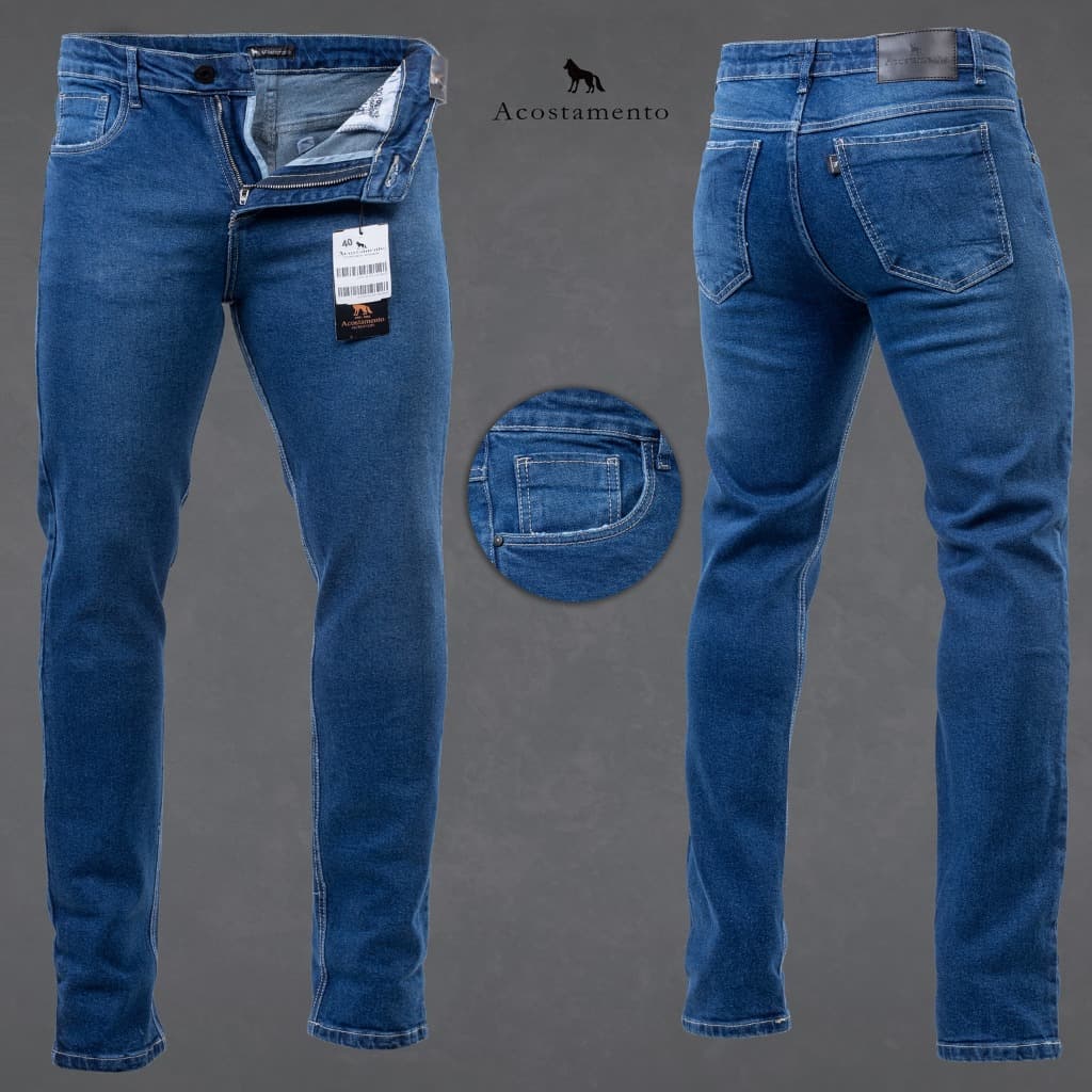 Calça Jeans Masculina Premium Confortável Casual KV