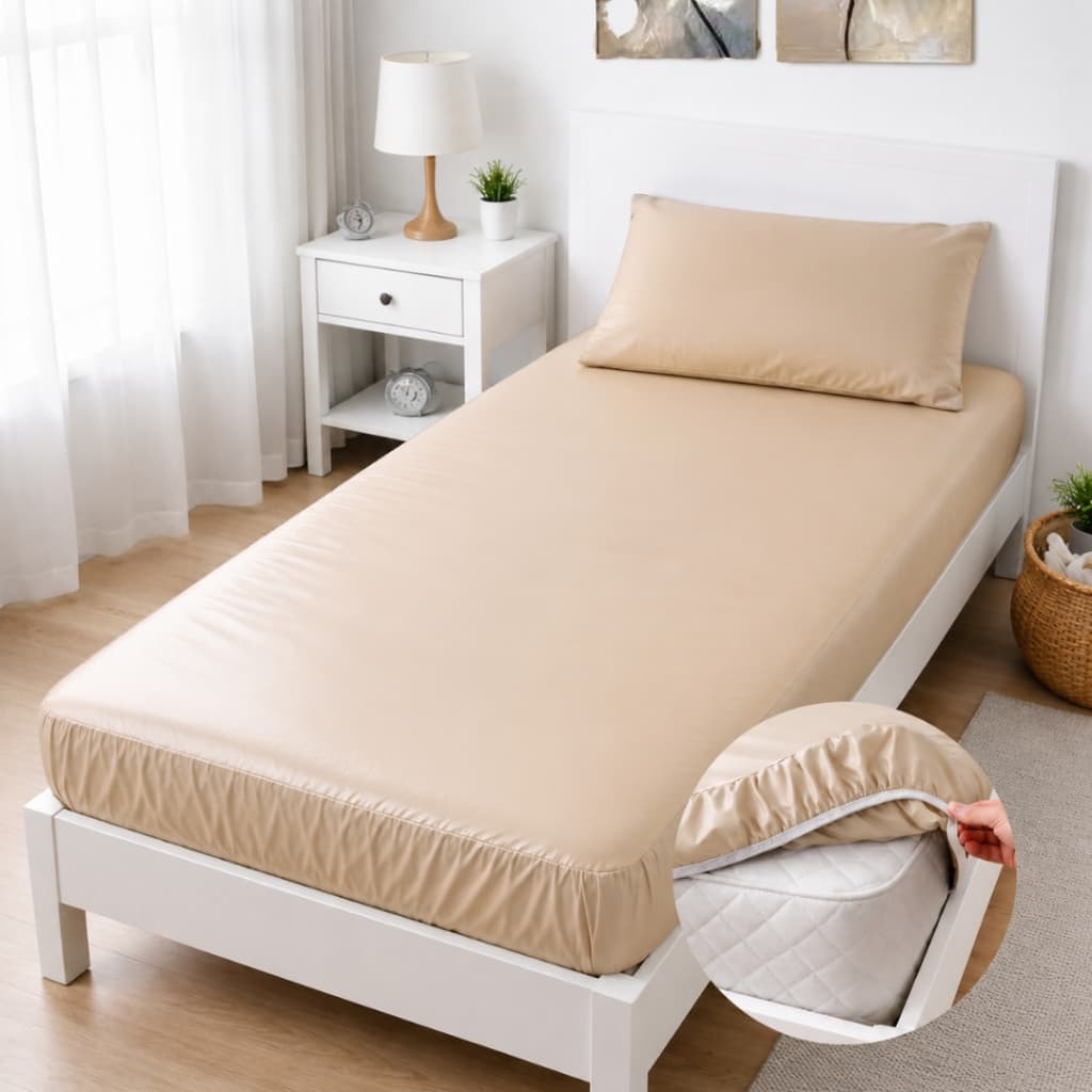 Capa Protetora Impermeável Colchão Com Elástico Napa Bagum Resistente Protetor de Cama Varias Medidas