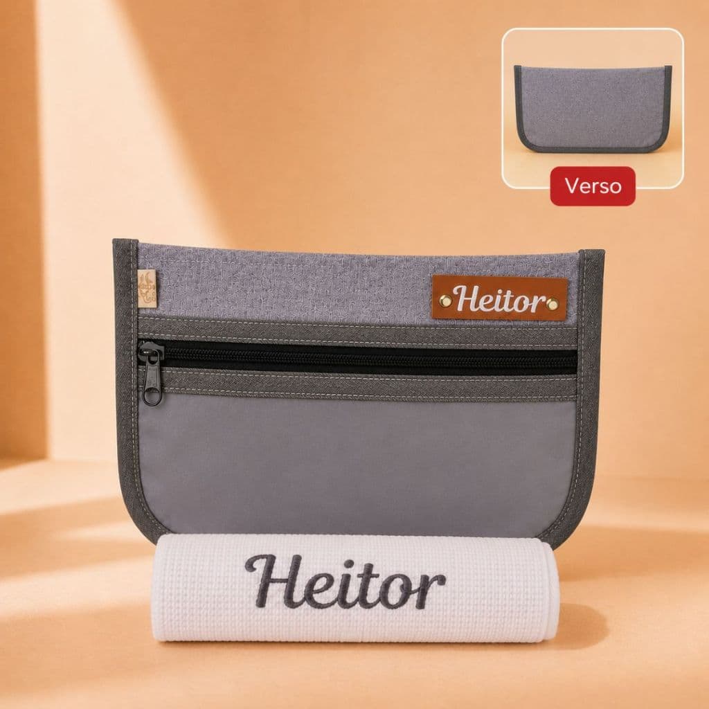 Porta escova- menino- personalizado com nome