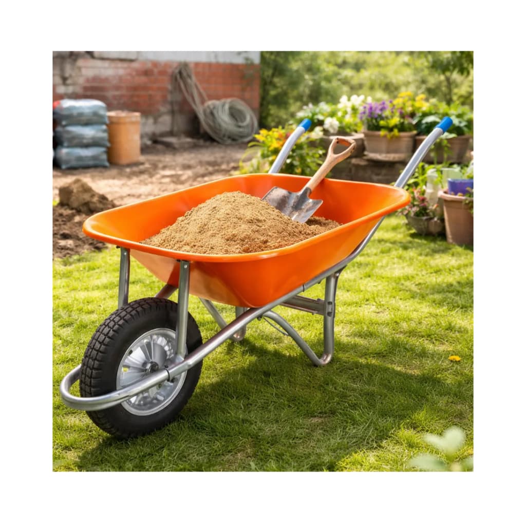 Carriola Multiuso Carrinho De Mão 60lts Até 120kg Premium