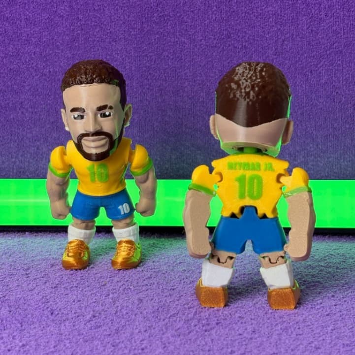 Neymar Boneco Flexível Presente Crianças Copa do Mundo 2026