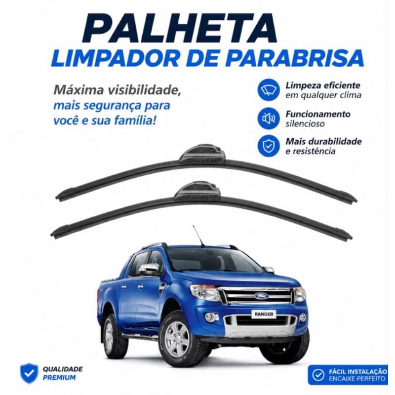 Par de Palheta de parabrisa dianteiro da Nova Ranger 2013/2014/2015/2016