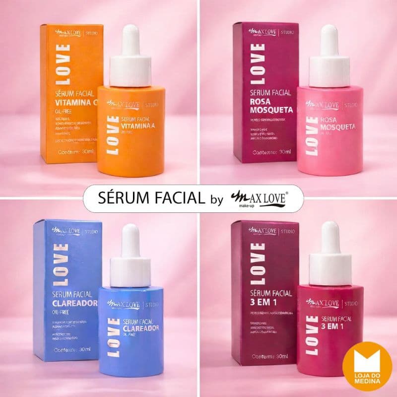 Clareador Facial Max Love 3 em 1 - Clareia, Hidrata e Uniformiza