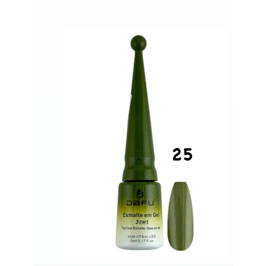 Esmalte Em Gel 3 em 1 5ml Top Coat Base Coat -Dafu