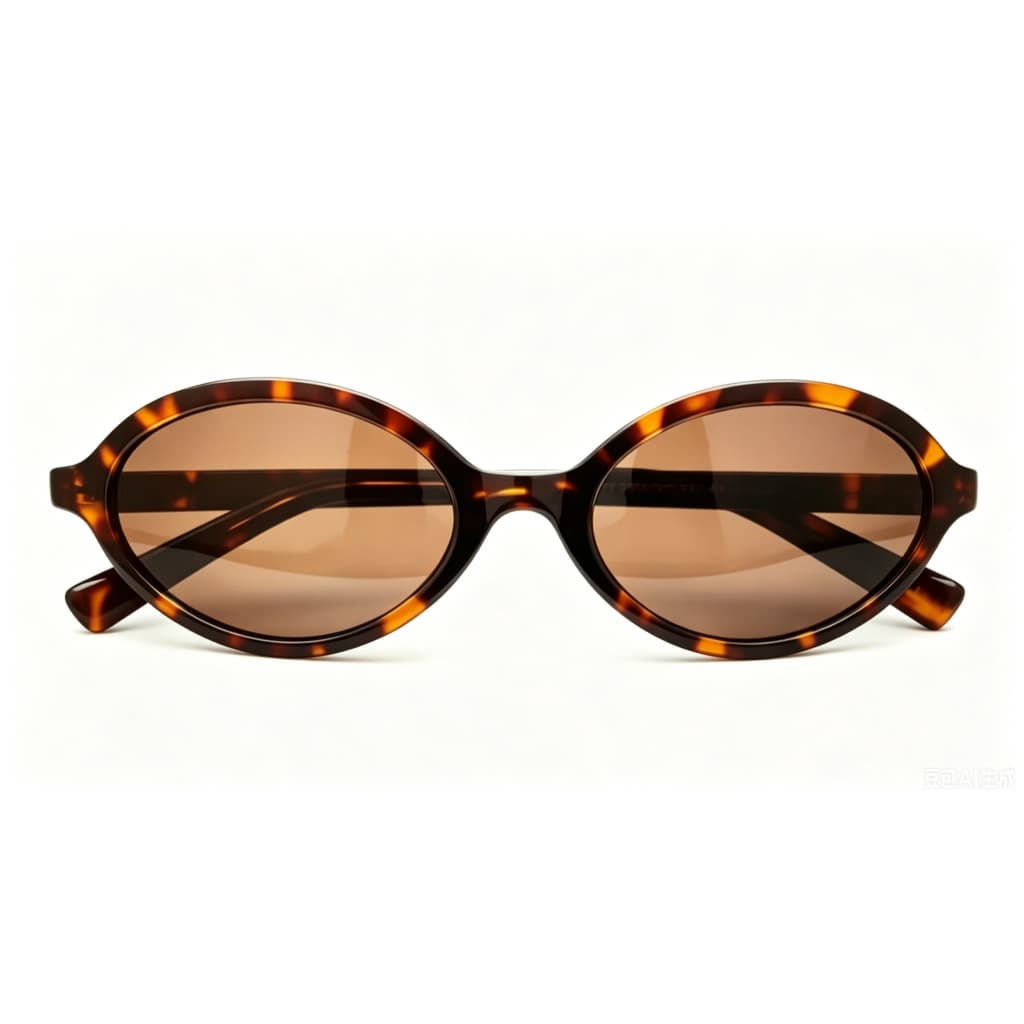 Óculos feminino Miu Oval Retrô Tartaruga Blogueira Nova Moda Vintage
