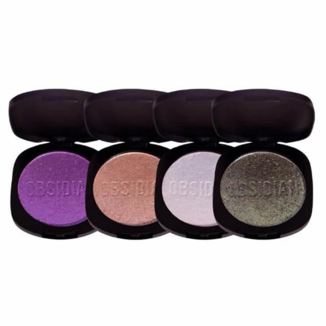 Iluminador e Sombra Cream Iluminador Cremoso com Alta Pigmentação, Mystica Glam, Linha Obsidian- Ruby Rose.
