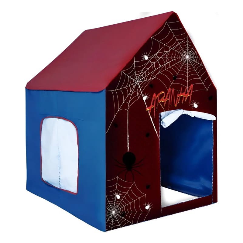 Casinha Barraca Infantil Aranha com Janela – Tenda Divertida para Brincar