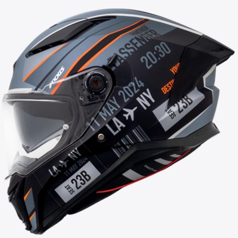 CAPACETE AXXIS PANTHER PASSENGER B2 FOSCO SV C/ ÓCULOS SOLAR VISEIRA INTERNA + AEROFOLIO LANÇAMENTO