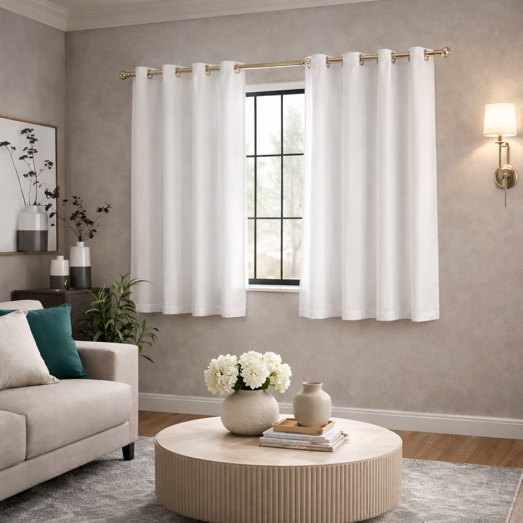 Cortina 2,80 x 1,70 Branca Decoração para sala Liquidação
