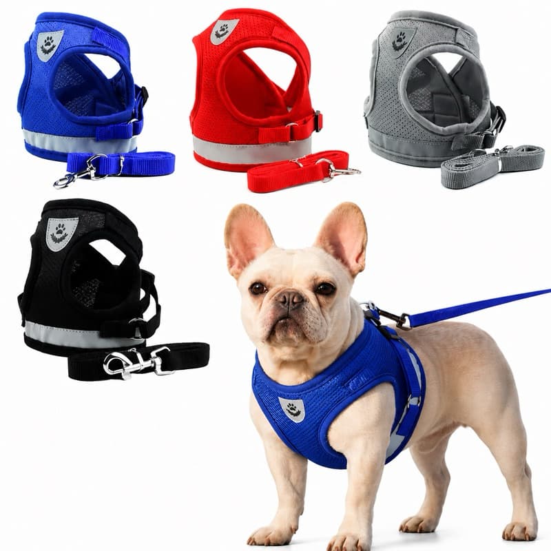 Peitoral Mais a Guia para Cachorro Coleira Para Caes E Gatos Colete Regulavel Super Confortavel Pet