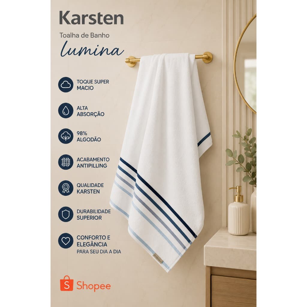Toalha De Banho Felpuda Branca Algodao 70cm X 140cm Conforto Elegante Absorvente Para Banheiro Hotel Enxoval