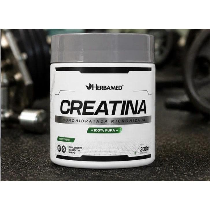 Creatina Monohidratada 300g - Aumenta Força, Energia e Desempenho