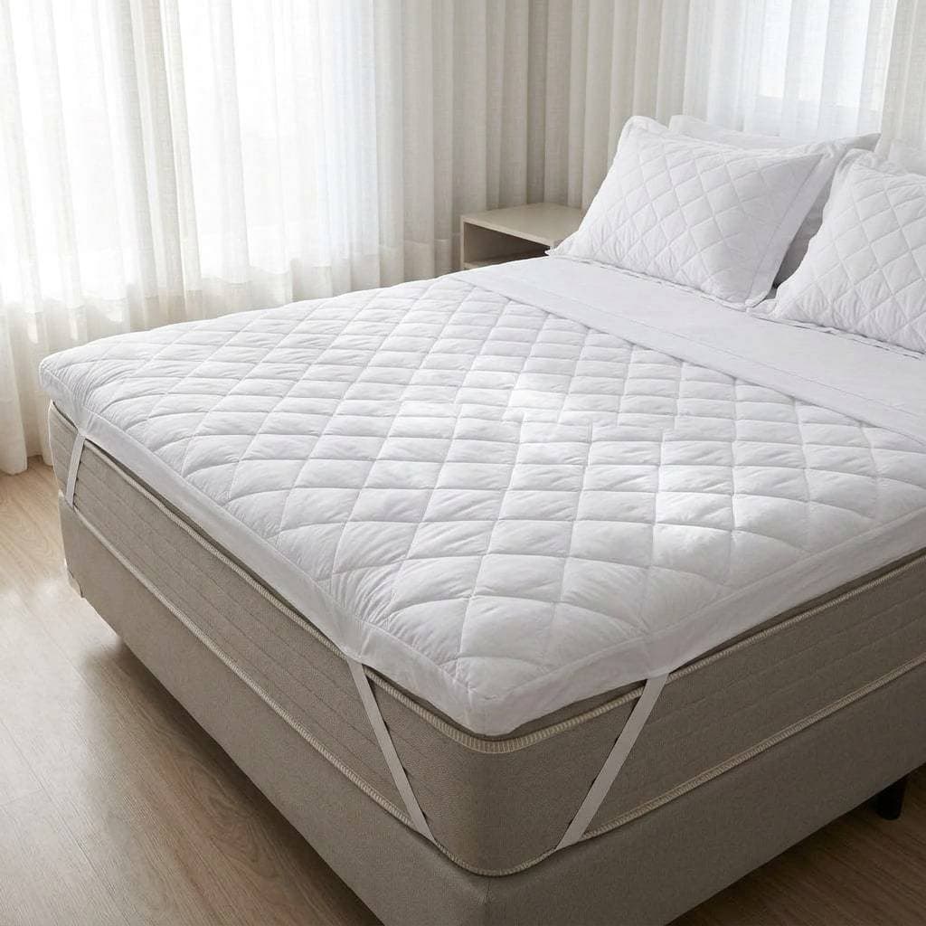 Pillow Top Macio Elástico Premium  Colchão Casal Queen Soleteiro Com Ziper